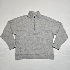 B Draddy Siobhan  1/4 Zip Golf Pullover Sweater Women's Small Gray